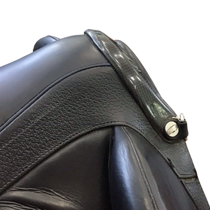 17" - 17.5" 002 Devoucoux Makila Harmonie Medium Used Dressage Saddle - H
