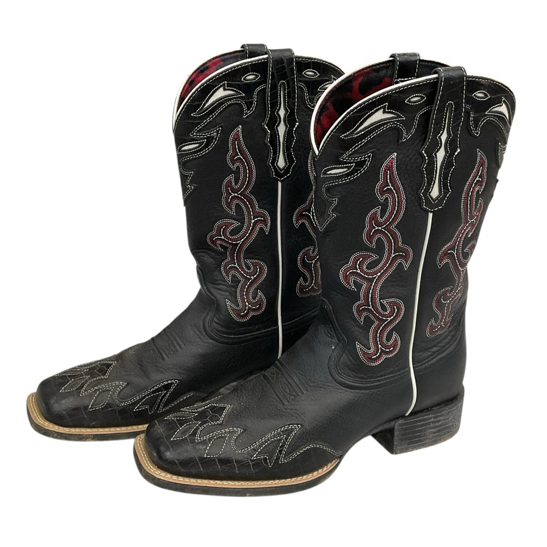 Ariat Women's 9.5 Sidekick Western Boot Black Used - H