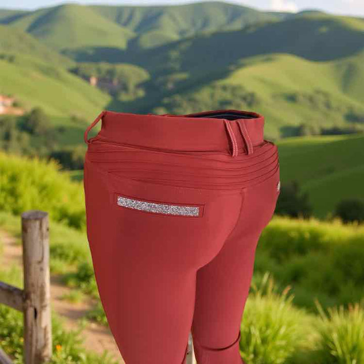 Samshield new ladies size 26  schooling breech persian red B