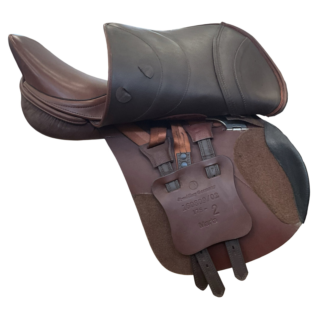 17" Pegasus Butterfly Marla Narrow Used Hunter/Jumper Saddle