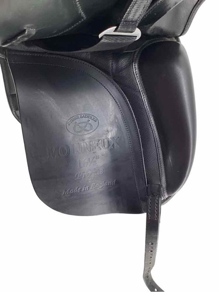 16.5" Ryder Profile wool flocked used dressage saddle with Cover B