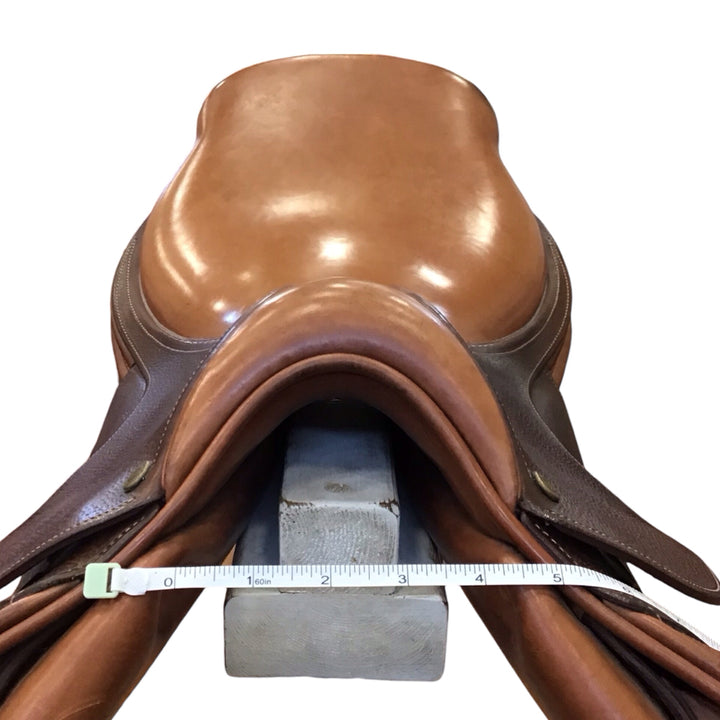 17.5" Bruno Delgrange PJ Pro Medium Used Hunter/Jumper Saddle - H