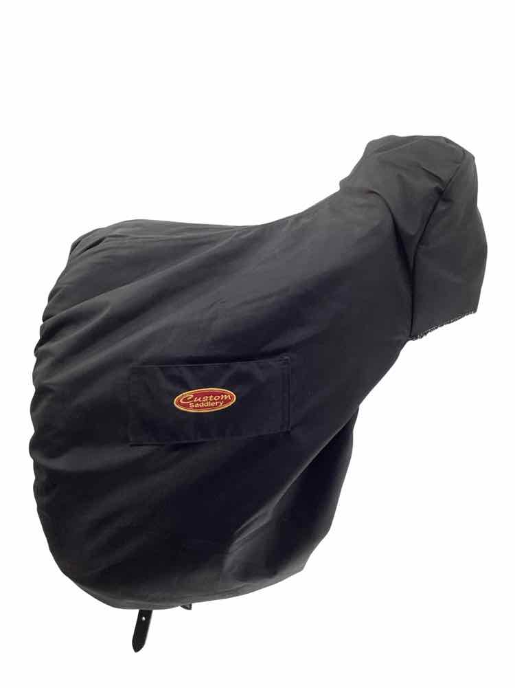 17.5" Custom Saddlery used dressage saddle wool flocked , demo condition
