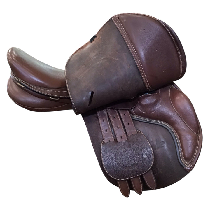15" Collegiate Convertible Adjustable Used Childs Hunter/Jumper Saddle - H