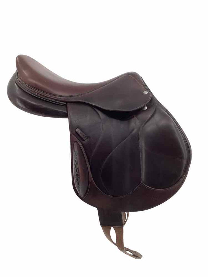 17.5" Devoucoux Chiberta D3D technology used monoflap jumping saddle B