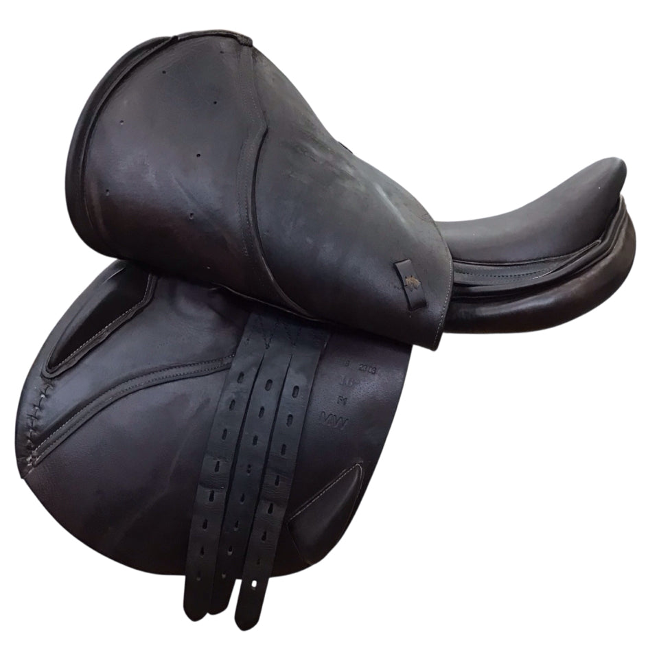 16" Beval Solaris Med/Wide Used Hunter/Jumper Saddle - H