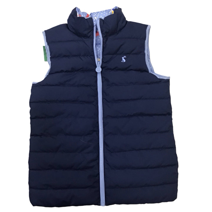 Joules Reversible Puffer Vest Child 9/10 New - H