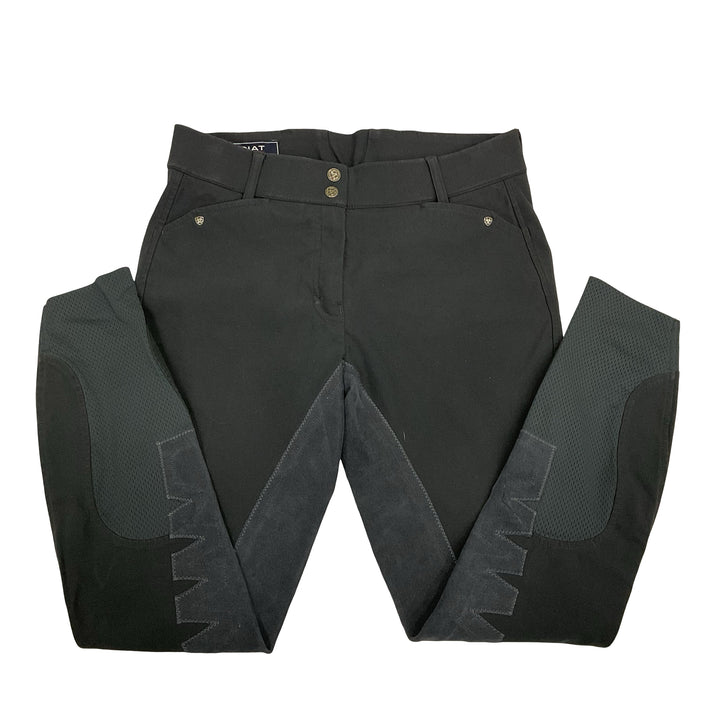 Ariat Women's 28L Heritage Full Seat Schooling Breech Grey Used