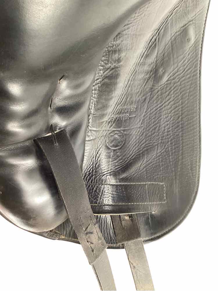 18" Henning used dressage saddle with cover B