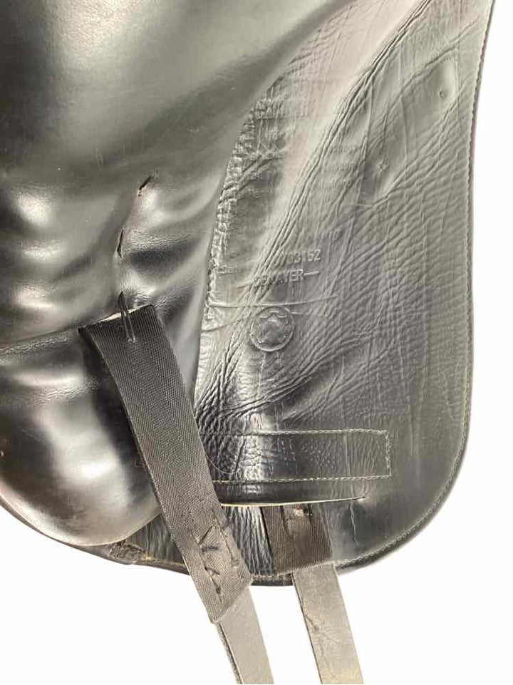 18" Henning used dressage saddle with cover B