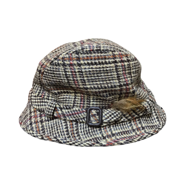 DOBBS 7 3/8 Harris Tweed Fedora  Hat USED B