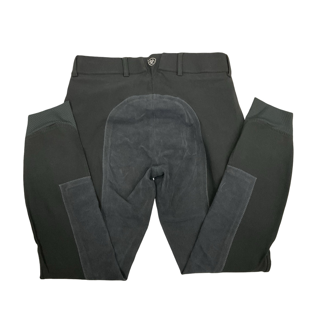 Ariat Women's 28L Heritage Full Seat Schooling Breech Grey Used