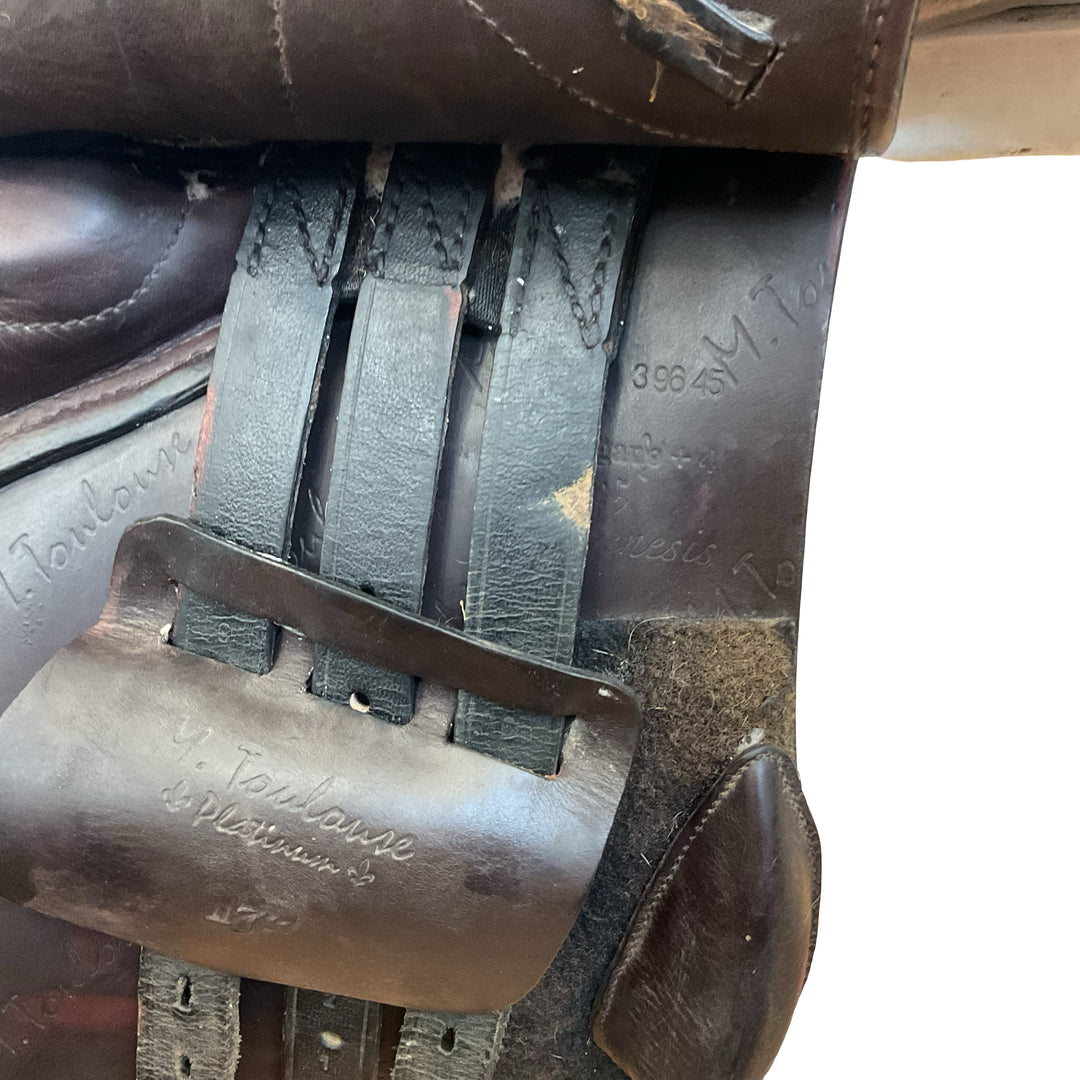 17" M. Toulouse Legano+4 Adjustable Used Hunter/Jumper Saddle