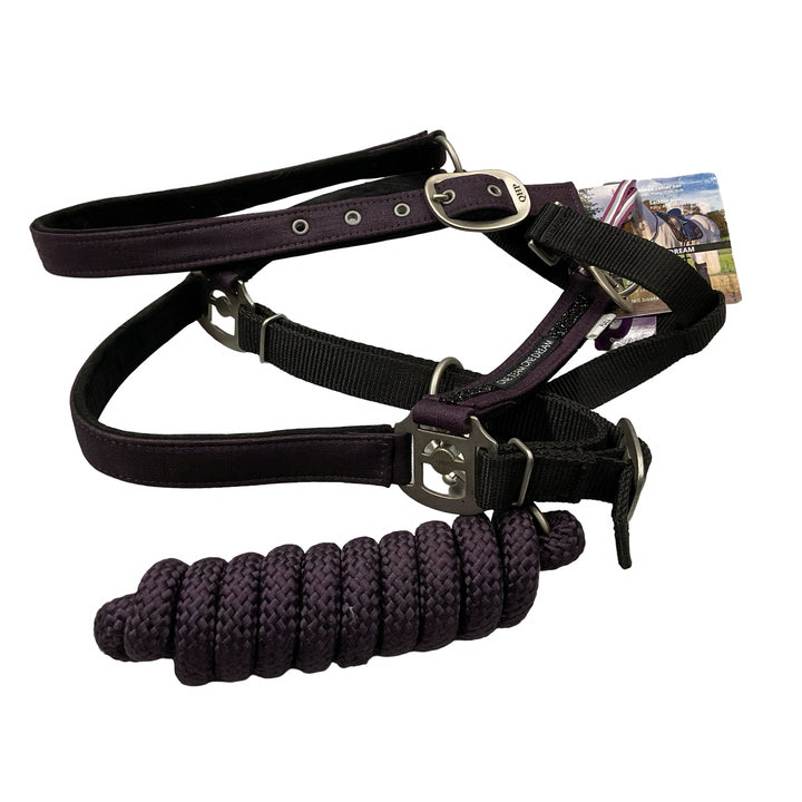QHP Full Metallic Glitz Set Halter w/ Lead New