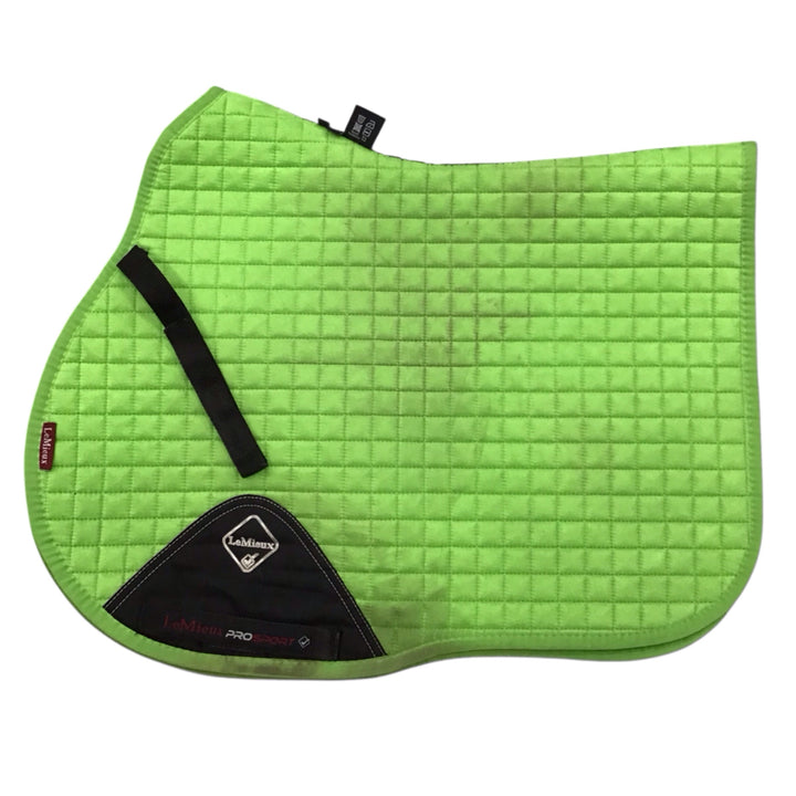LeMieux Pro Sport Large Lime Green Saddle Pad Used - H