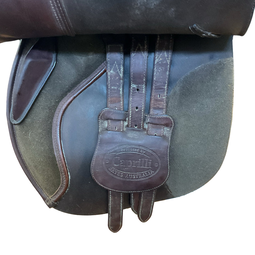 16.5" Bates Caprilli Adjustable Used Hunter/Jumper Saddle