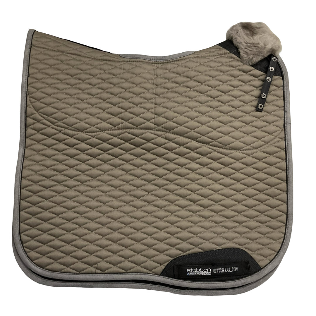 Stubben Evolution Streamline Lambswool Dressage Pad Grey New
