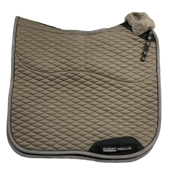 Stubben Evolution Streamline Lambswool Dressage Pad Grey New