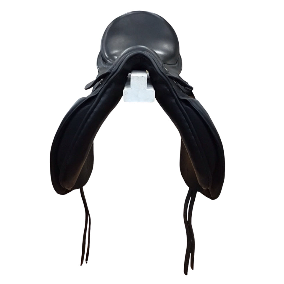 17.5" M. Toulouse Aachen Adjustable Used Dressage Saddle - H