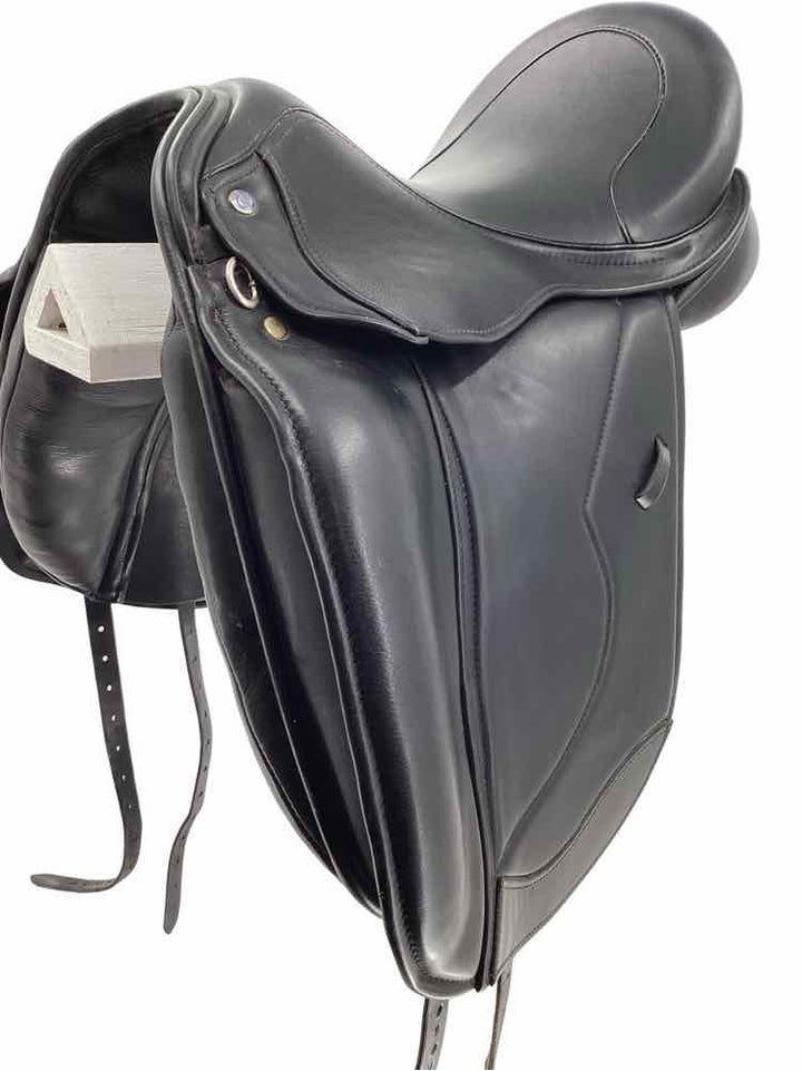 16.5" Ryder Profile wool flocked used dressage saddle with Cover B