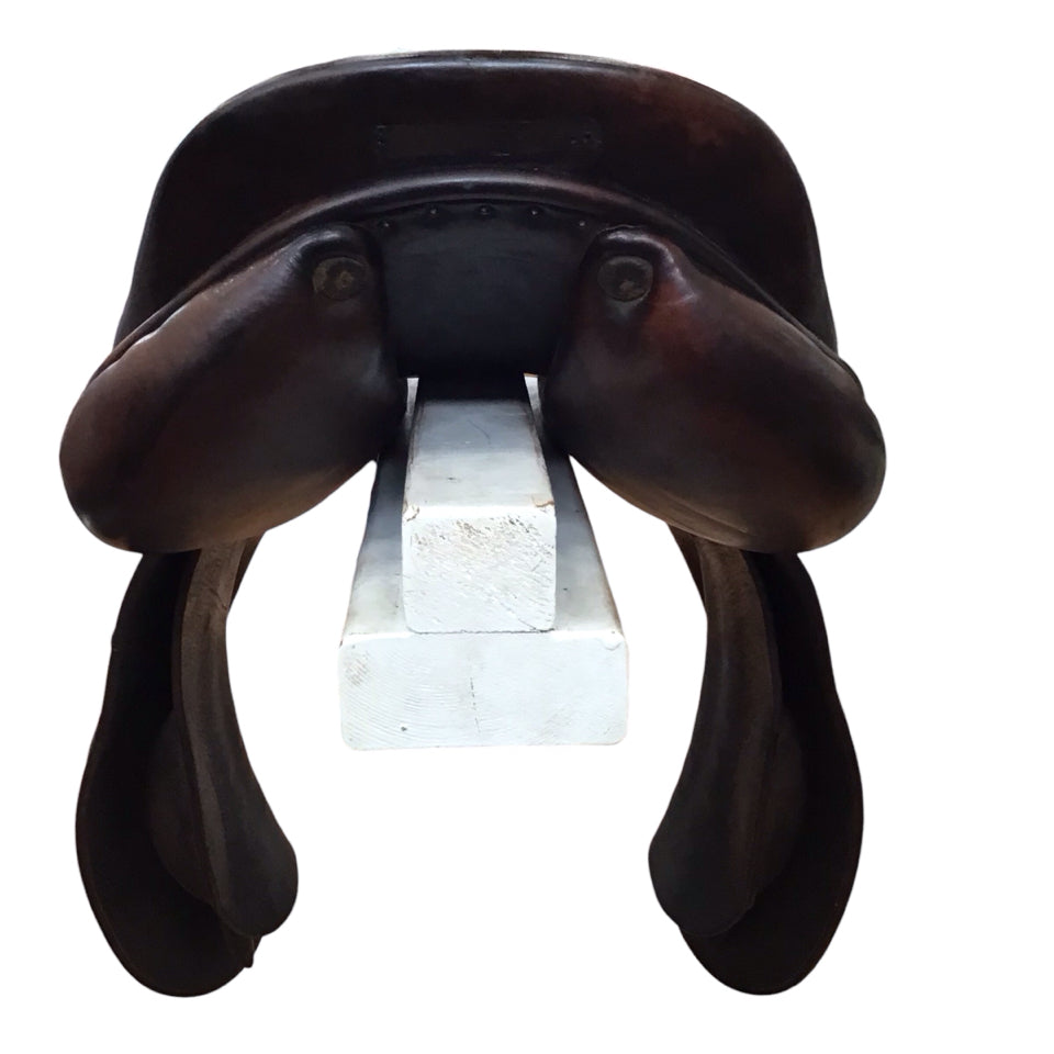 17" Butet Premium Half-Deep Medium Used Hunter/Jumper Saddle - H