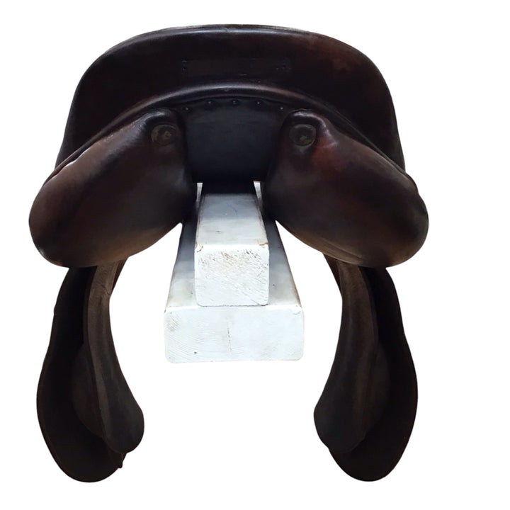 17" Butet Premium Half-Deep Medium Used Hunter/Jumper Saddle - H