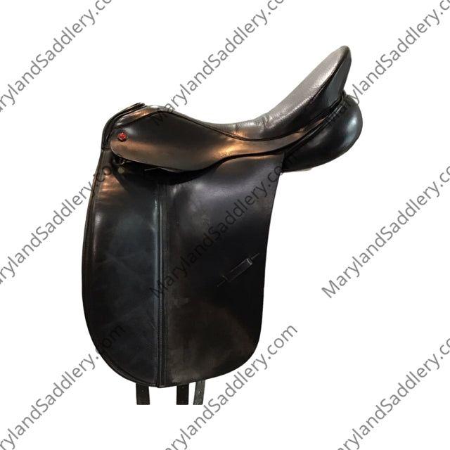 18" Albion SL Medium Wide Tree Used Dressage Saddle - C