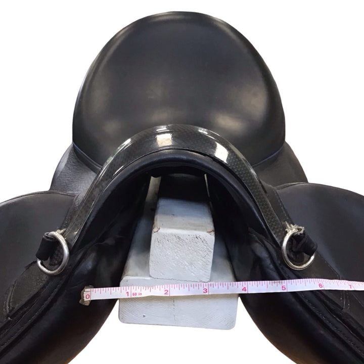 17" - 17.5" 002 Devoucoux Makila Harmonie Medium Used Dressage Saddle - H