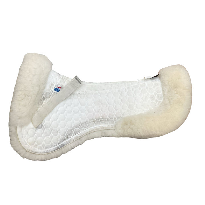 Mattes Medium Fleece Saddle Pad White Used
