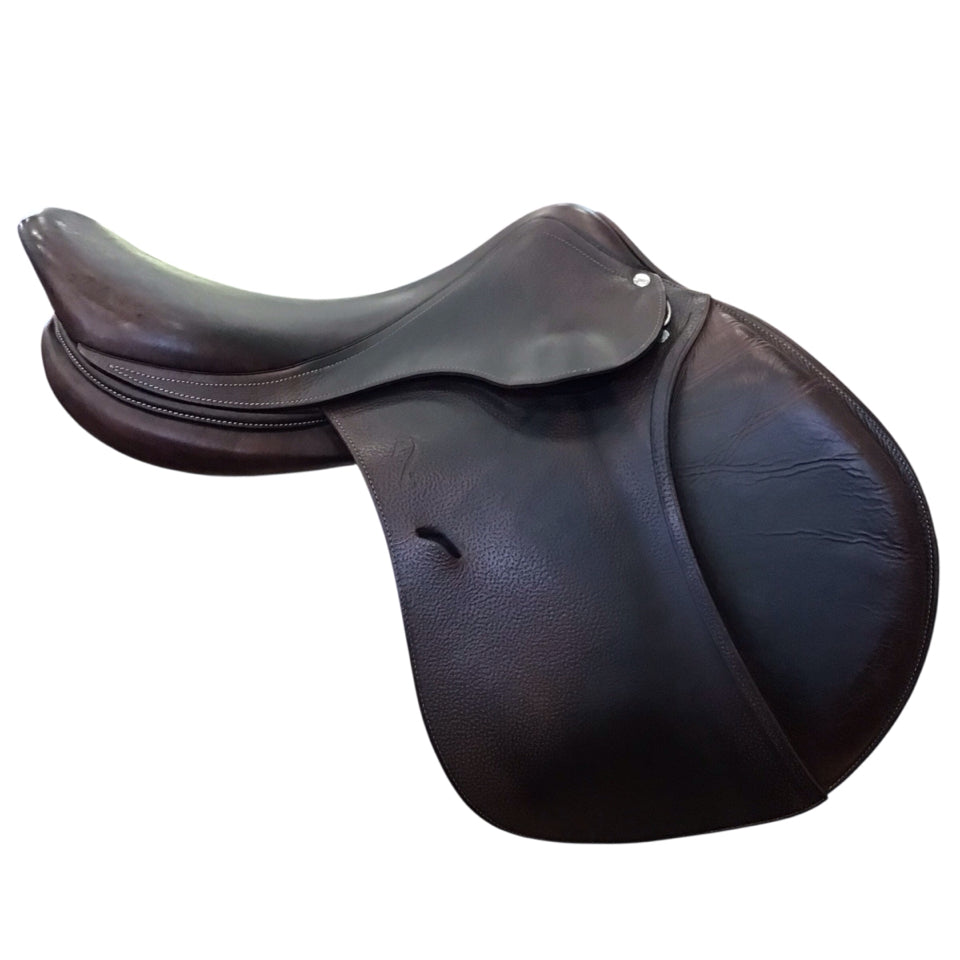 18" Antares Confort Medium Used Hunter/Jumper Saddle - H