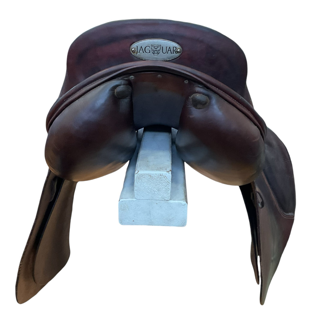 17.5" Harry Dabbs Jaguar Wide Used Hunter/Jumper Saddle - H