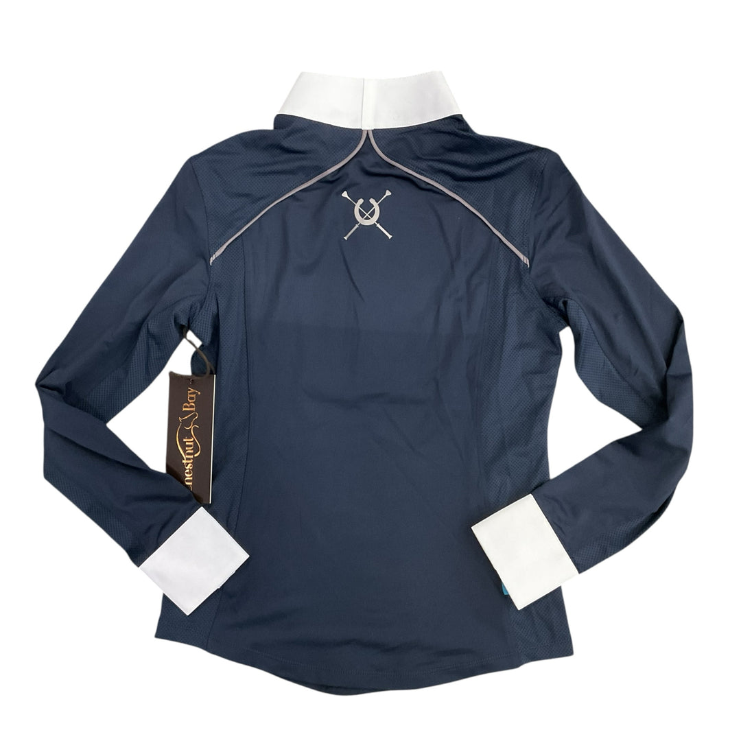 Chestnut Bay Child Medium SkyCool Liberty Youth Show Shirt Night Sky New - H