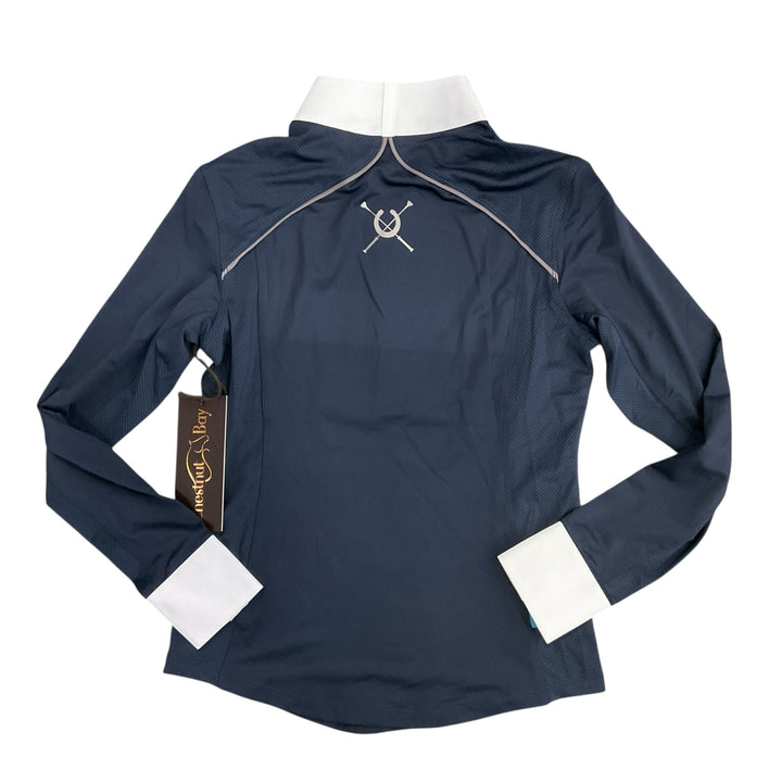 Chestnut Bay Child Medium SkyCool Liberty Youth Show Shirt Night Sky New - H