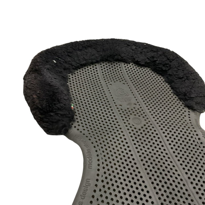 Acavallo Gel NS-S Classic Half Pad W/ Sheepskin Black Used -H