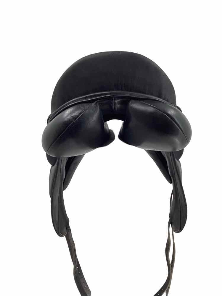 17" Custom Saddlery Laguna used wool flocked dressage saddle B