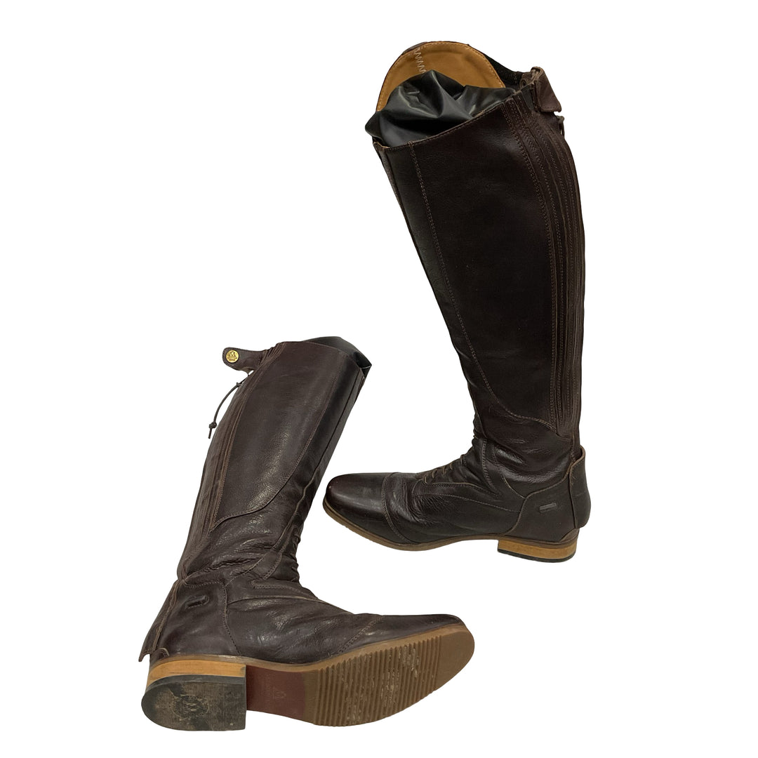 Mountain Horse Women's 8 Reg/Wide Sovereign Lux Field Boot Brown Used - H