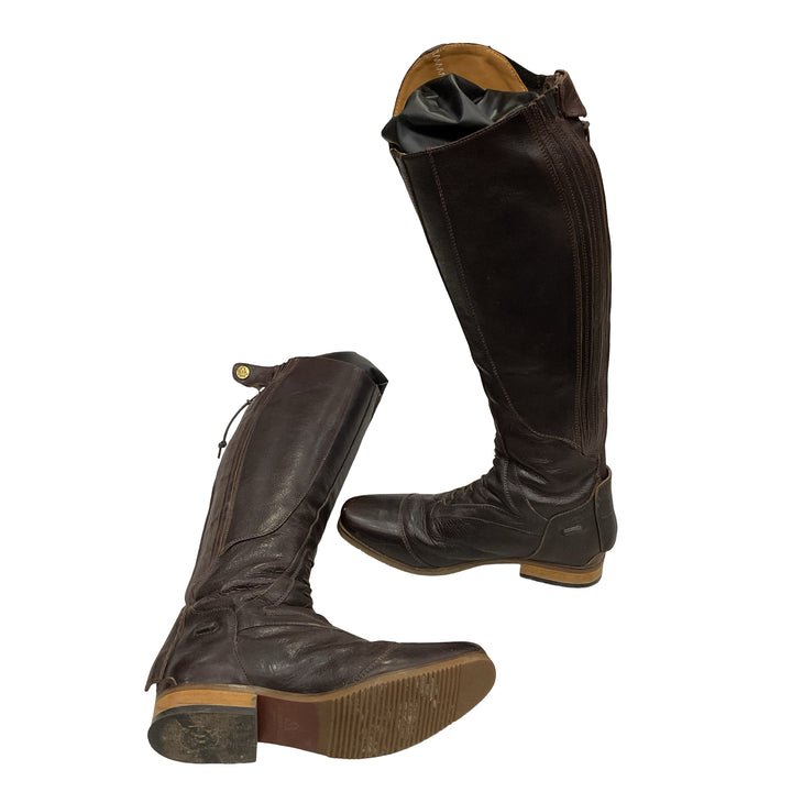 Mountain Horse Women's 8 Reg/Wide Sovereign Lux Field Boot Brown Used - H