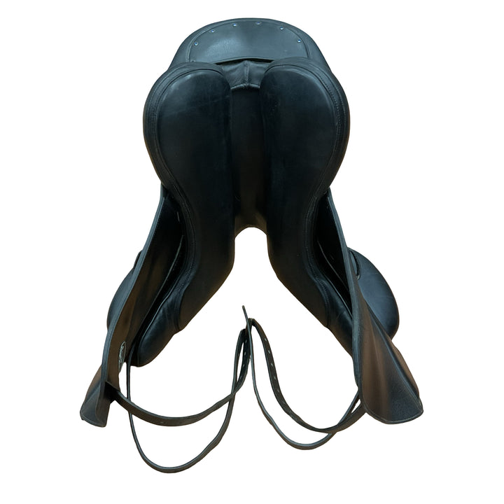 17.5" Custom Saddlery Wolfgang Solo II Narrow Used Dressage Saddle - H