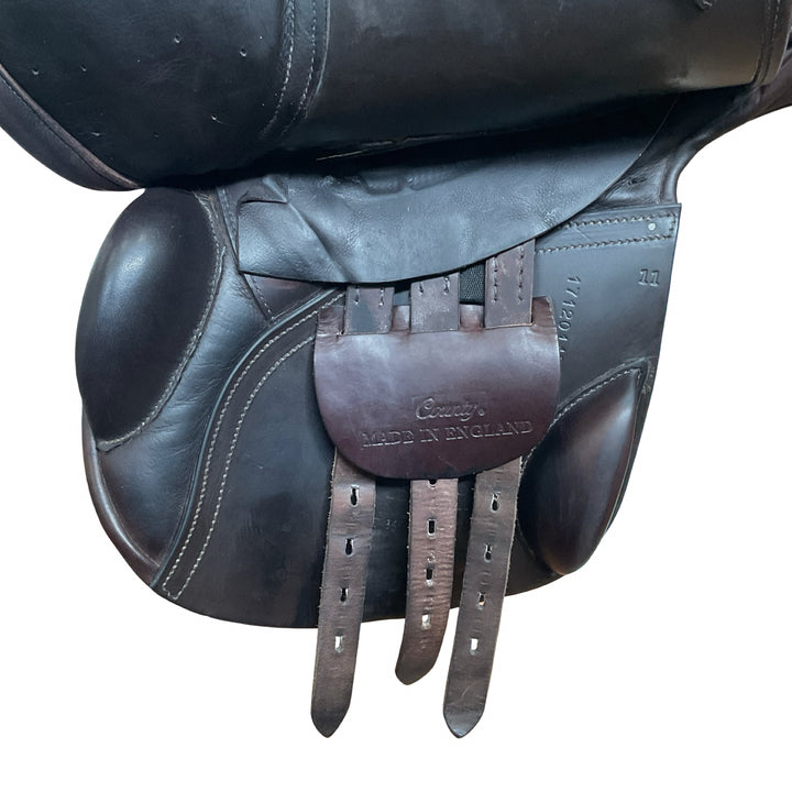 17.5" County Custom Solution Medium Used Hunter/Jumper Saddle