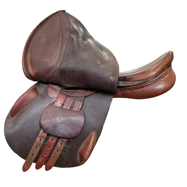 17.5" Ovation Ruiz Diaz Wide Used Hunter/Jumper Saddle