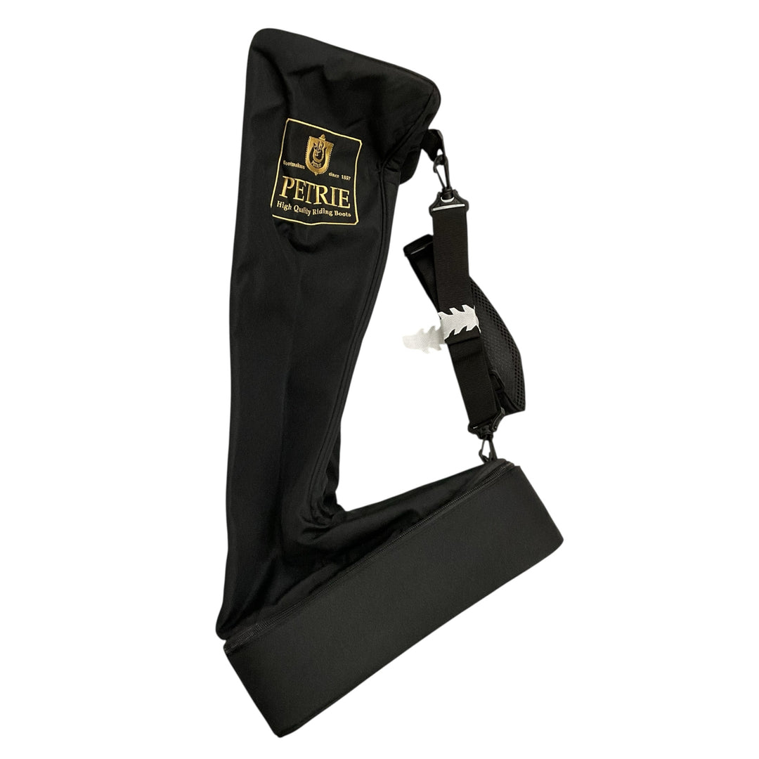 Petrie Canvas Boot Bag Black New - H