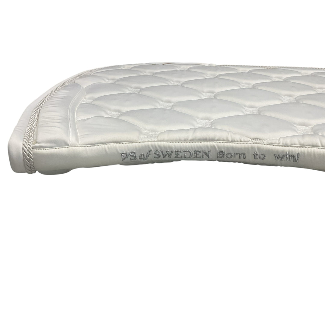 PS of Sweden White Signature Dressage Pad Cob New - H