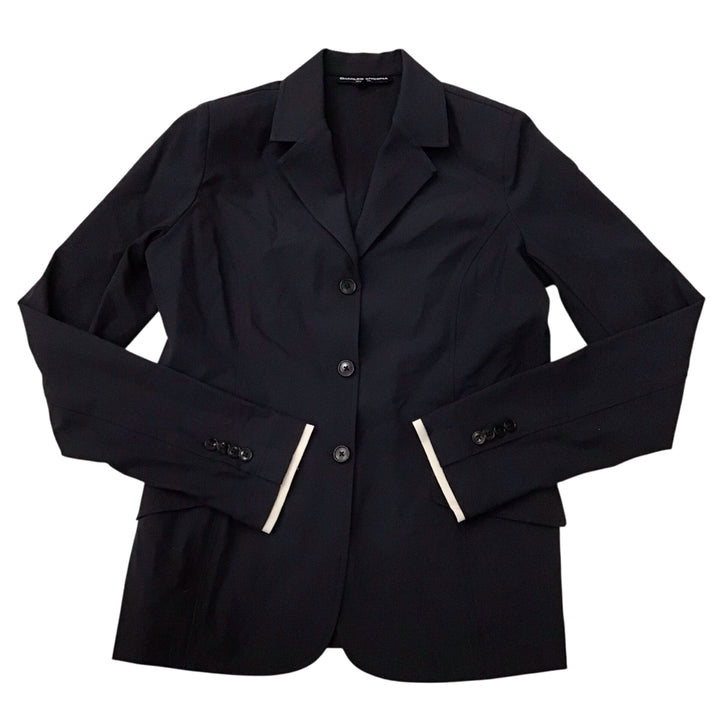 Charles Ancona Women's 18 Classic Show Coat Navy Used - H