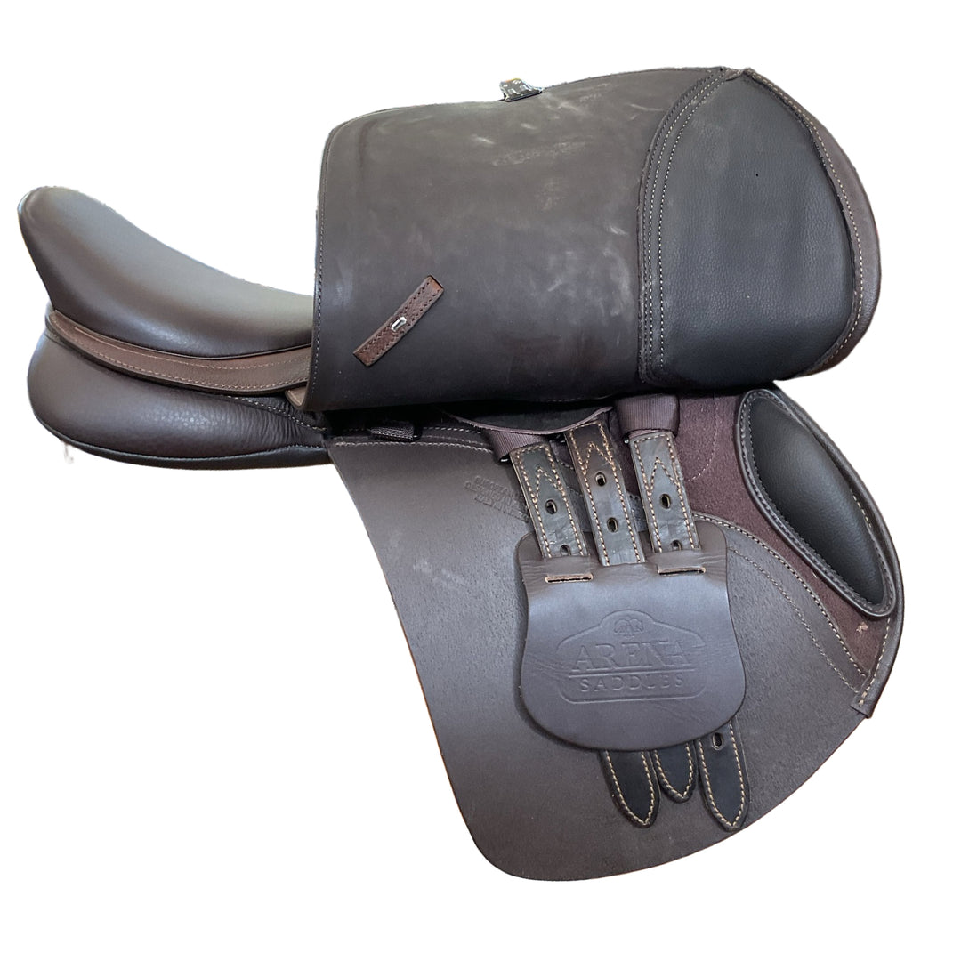 16" Arena Pony Jump Adjustable Used Childs Hunter/Jumper Saddle