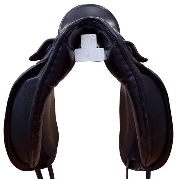 17.5" Ainsley Rubens Vanguard Medium Used Dressage Saddle - H
