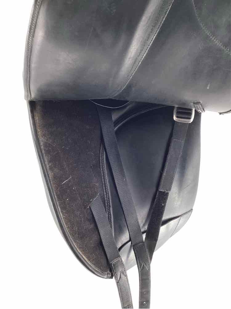 17" Bates used adjustable tree dressage saddle B