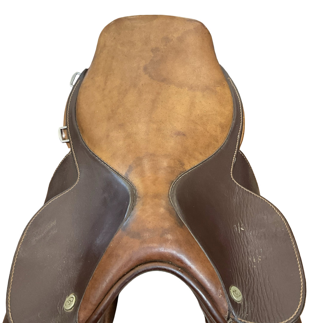 14" Crosby Corinthian Medium Used Childs Flat Seat Hunter/Jumper Saddle