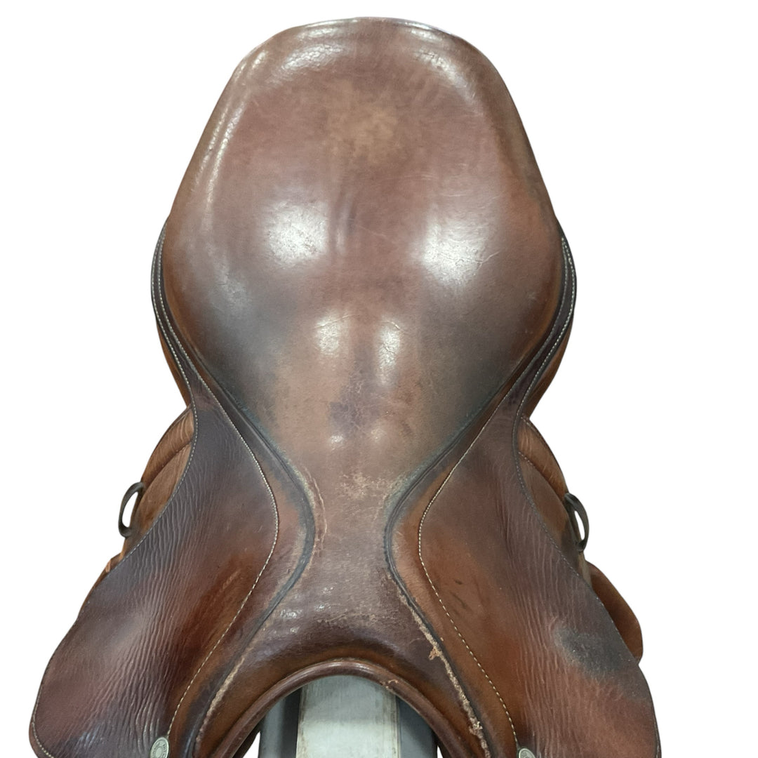 18" Antares Monoflap Med/Wide Used Hunter/Jumper Saddle - H