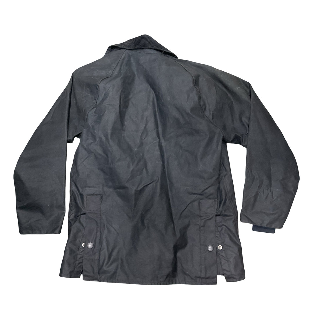 Barbour Women's Small Beadnell Waxed Jacket Black Used