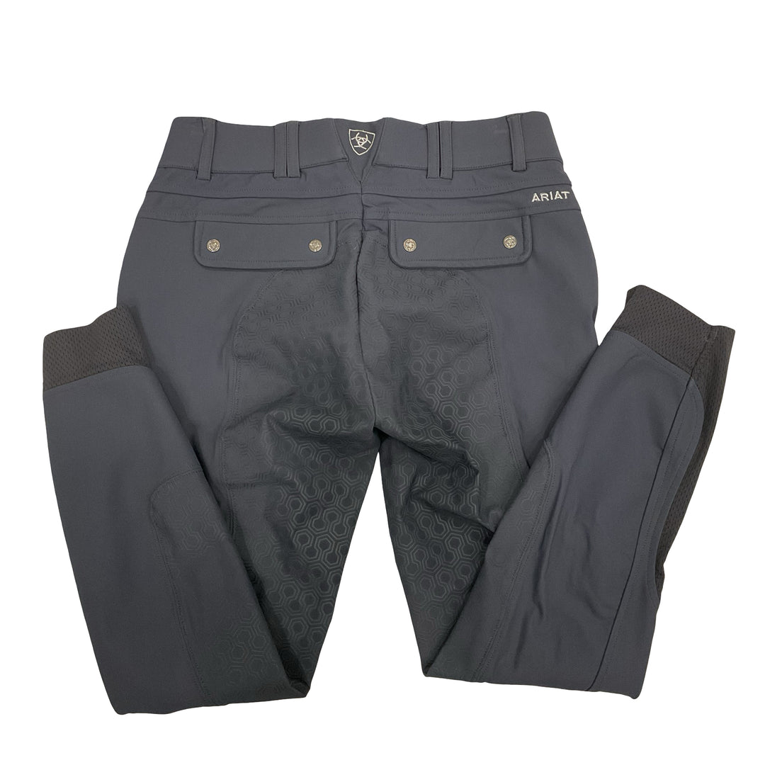 Ariat Women's 26 Tri Factor Full Seat Schooling Breech Grey Used